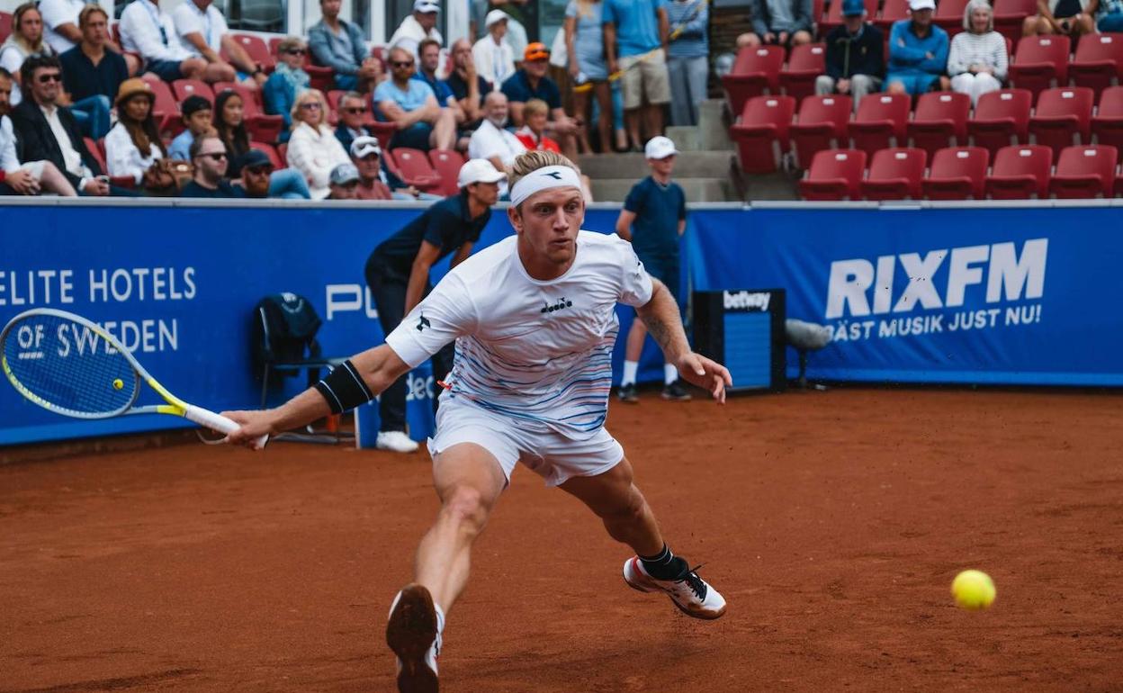 Alejandro Davidovich, en el duelo de este martes. 