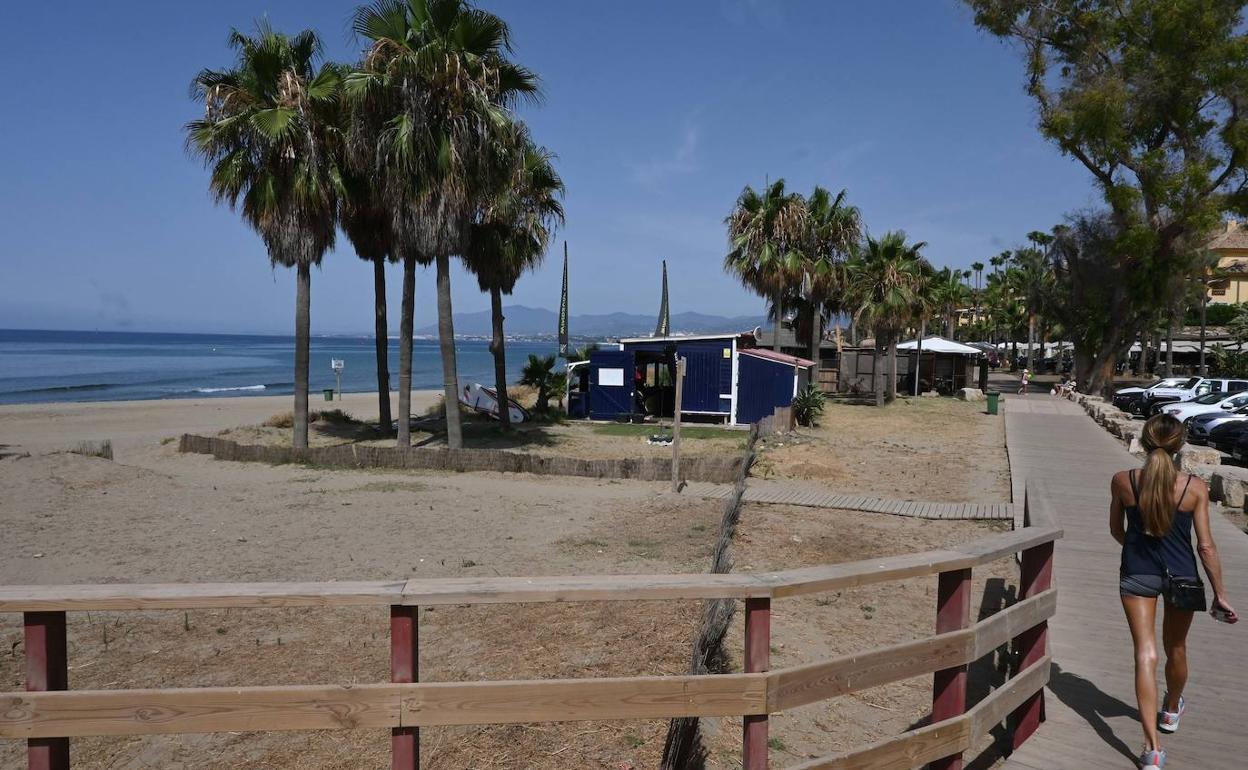 Zona a la que quiere trasladarse el kiosco-chiringuito. 