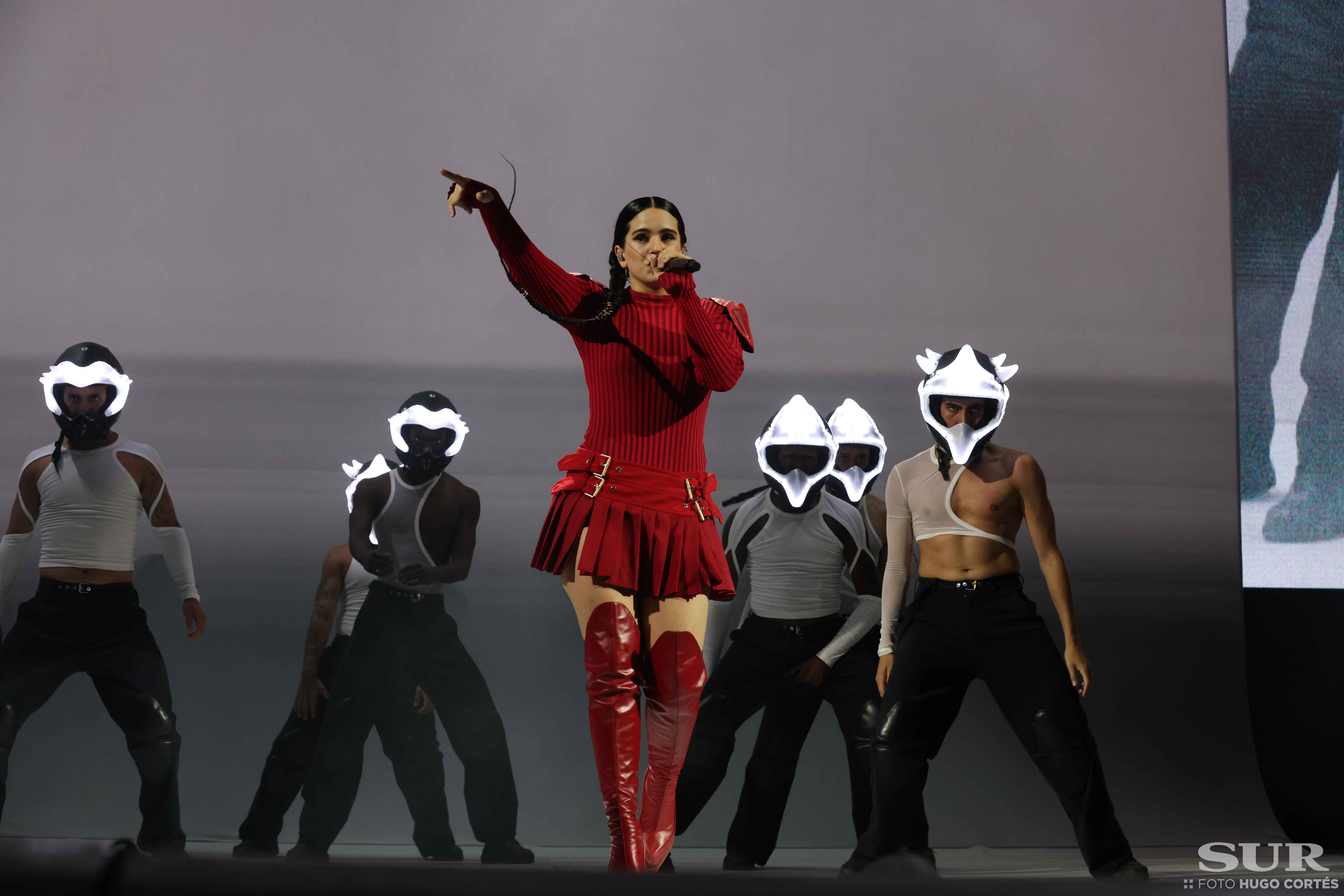 Rosalía ha actuado en Fuengirola. 