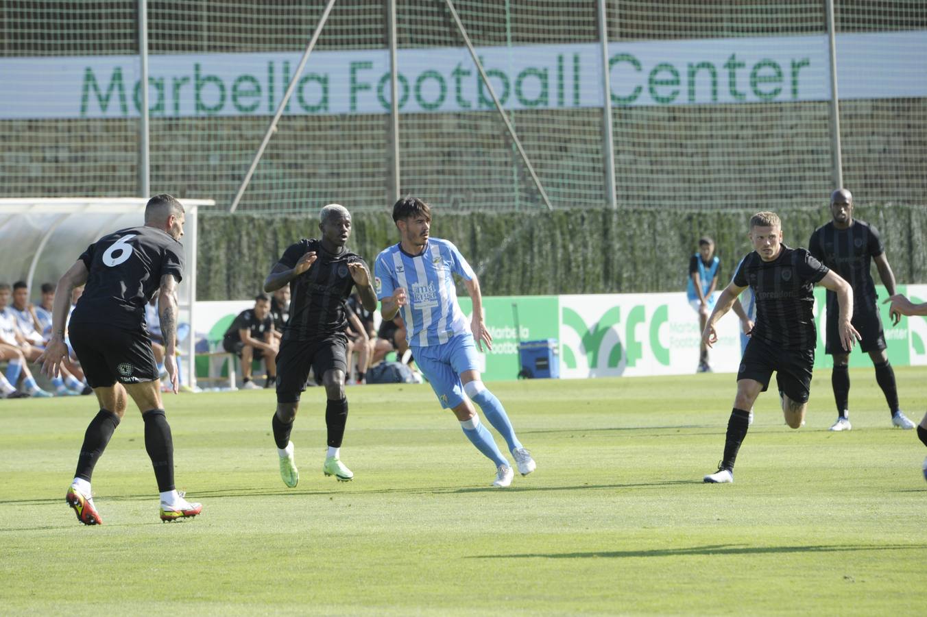 El Málaga ha jugado contra el Hull City. 