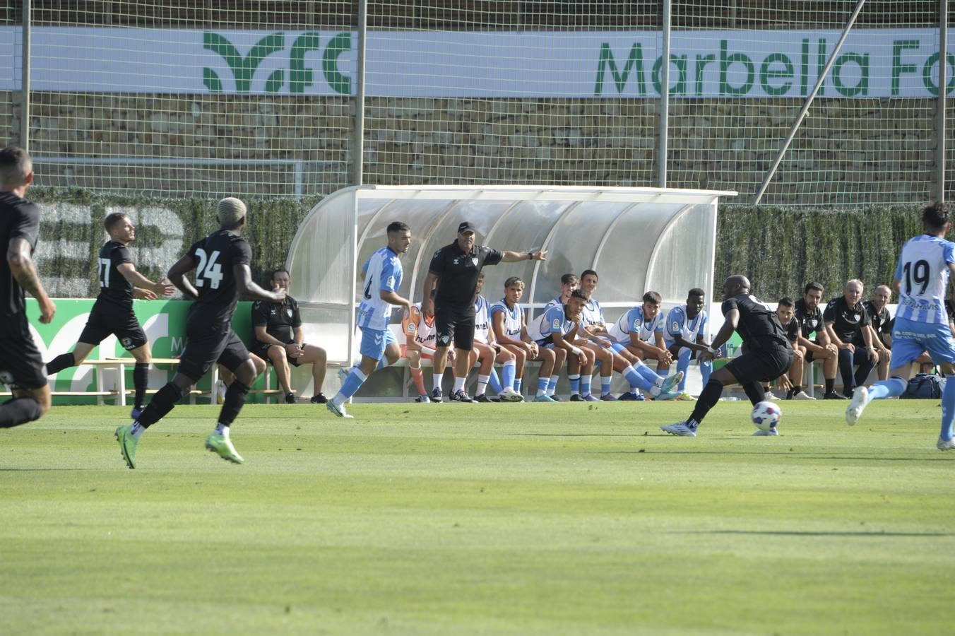 El Málaga ha jugado contra el Hull City. 