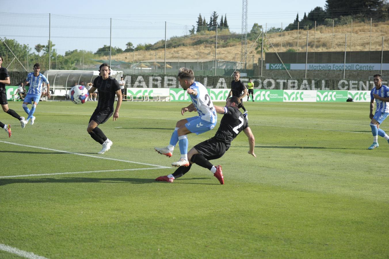 El Málaga ha jugado contra el Hull City. 