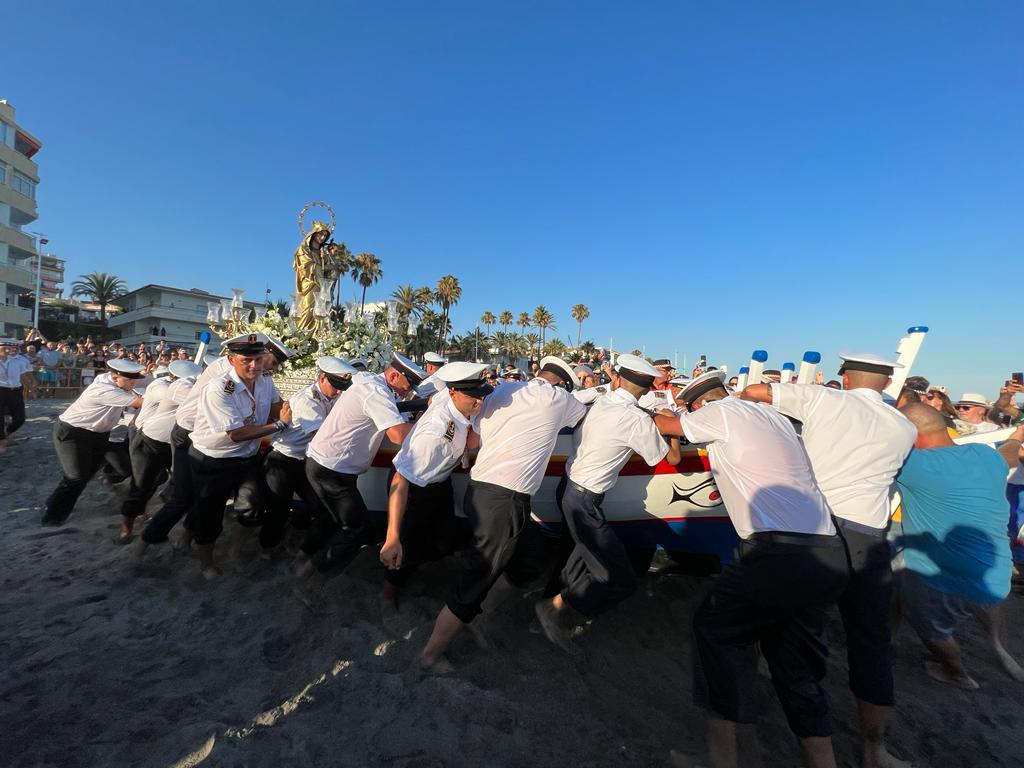 Virgen del Carmen en Nerja