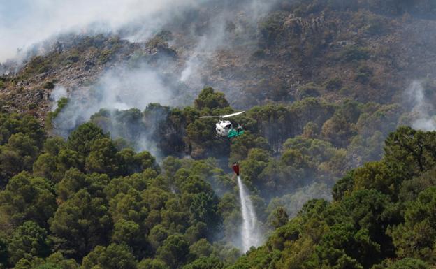 «La previsión meteorológica no es buena para el incendio»