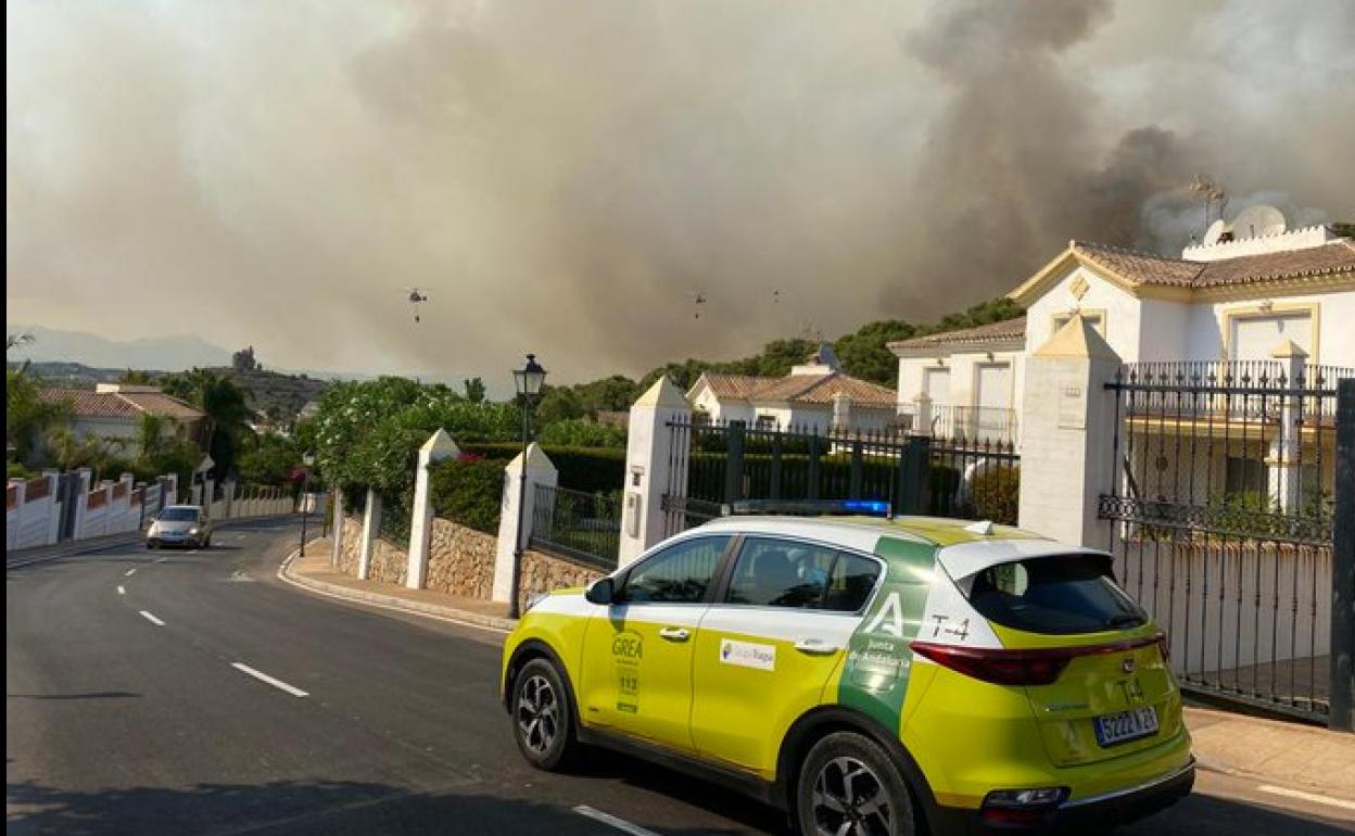 Incendio en Málaga: Autorizan el regreso de los vecinos de Buenavista, en Alhaurín el Grande, y reabren las carreteras cortadas