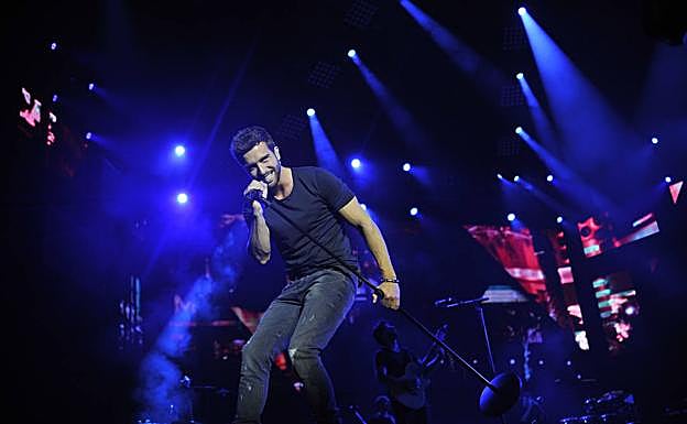 Alborán sobre los escenarios, en una imagen de archivo. 