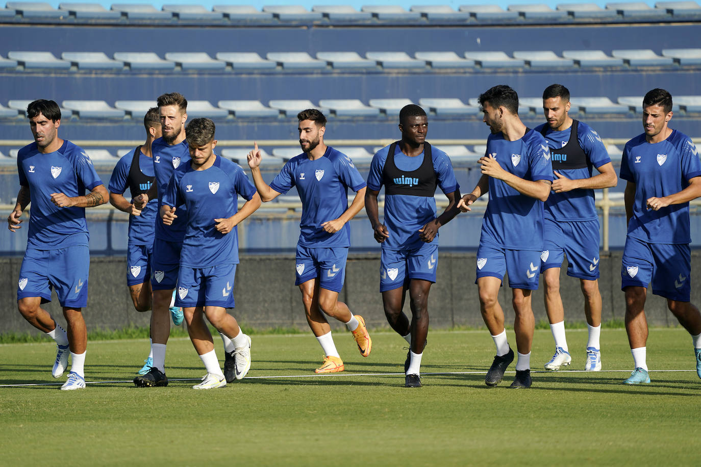 Fotos: Las fotos del entrenamiento del Málaga con Esteban Burgos, Álex Gallar, Ramalho y Rubén Yáñez