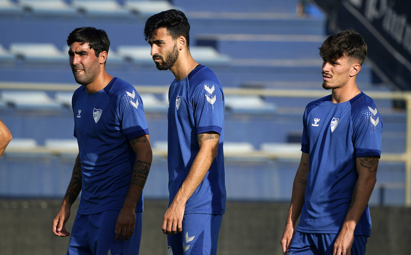 Fotos: Las fotos del entrenamiento del Málaga con Esteban Burgos, Álex Gallar, Ramalho y Rubén Yáñez