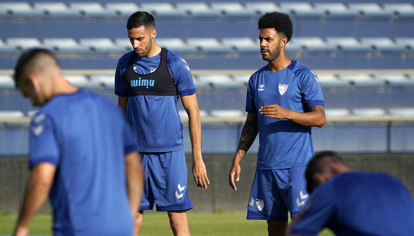 Fotos: Las fotos del entrenamiento del Málaga con Esteban Burgos, Álex Gallar, Ramalho y Rubén Yáñez