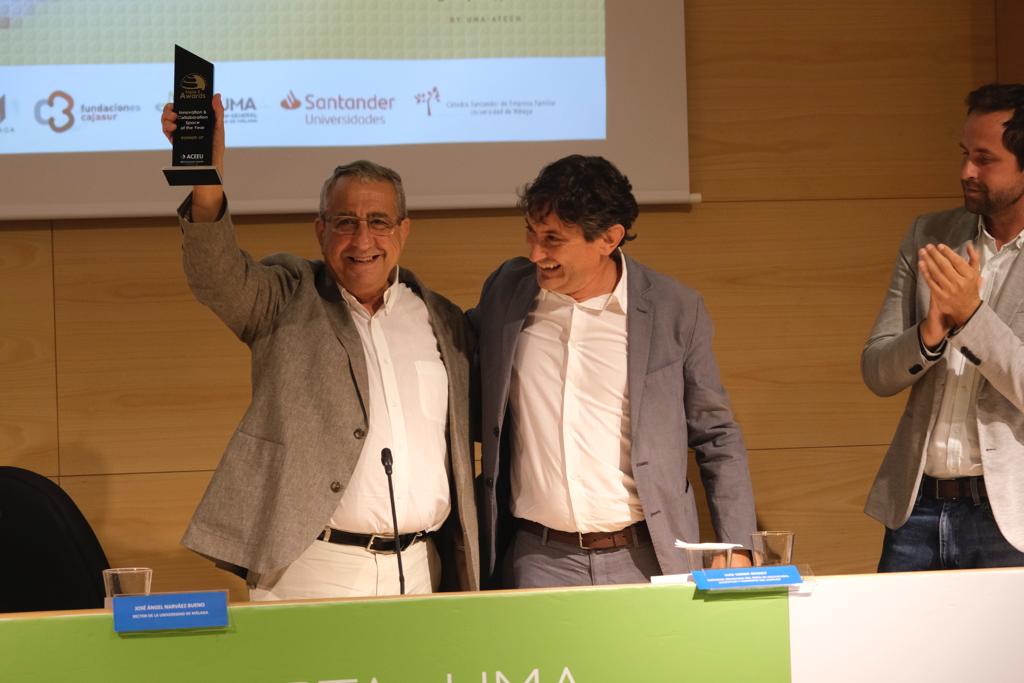 Entrega de los premios del XXVI Concurso Spin-off de la UMA. 