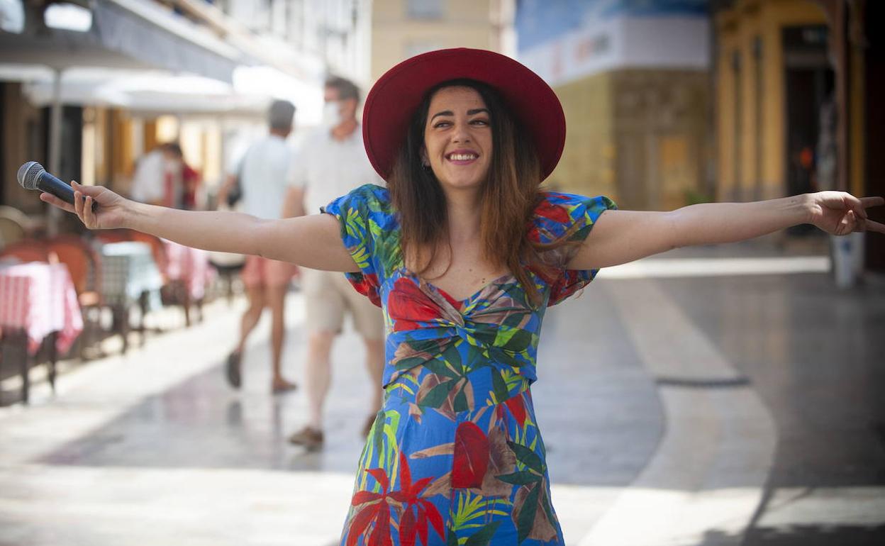 Julia Martín, feliz en una foto de archivo. 