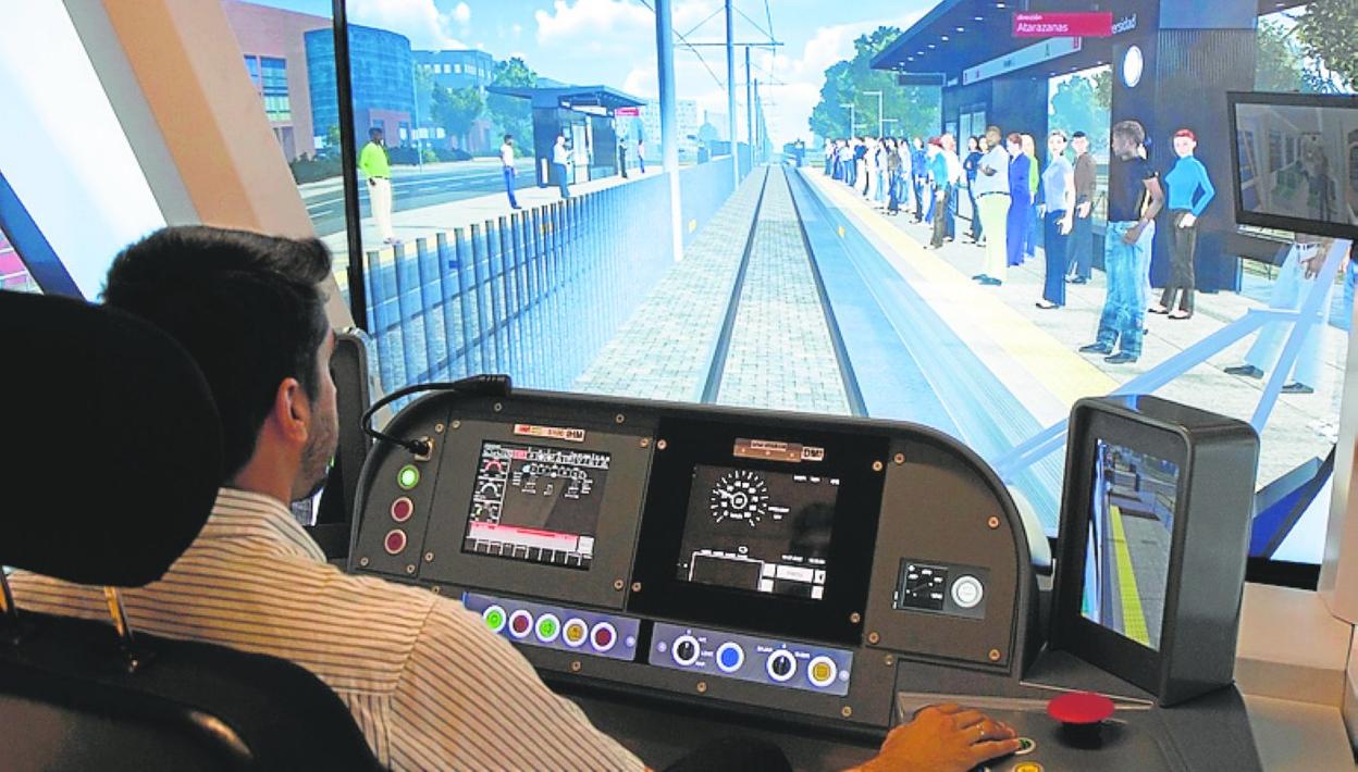 El metro, pionero en la instalación de un simulador de conducción en una de sus estaciones | Diario Sur El metro, pionero en la instalación de un simulador de conducción en una de sus estaciones | Diario Sur