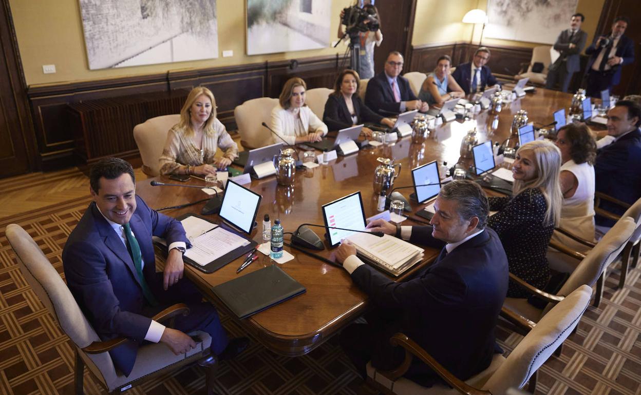 Foto de familia del nuevo Consejo de Gobierno.