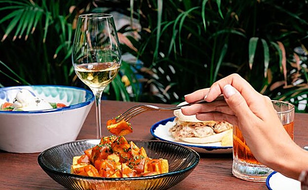 Tapas en 'La Barra de Doña Inés. 