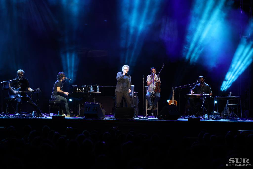 El cantante Miguel Ríos actúa en Málaga. 