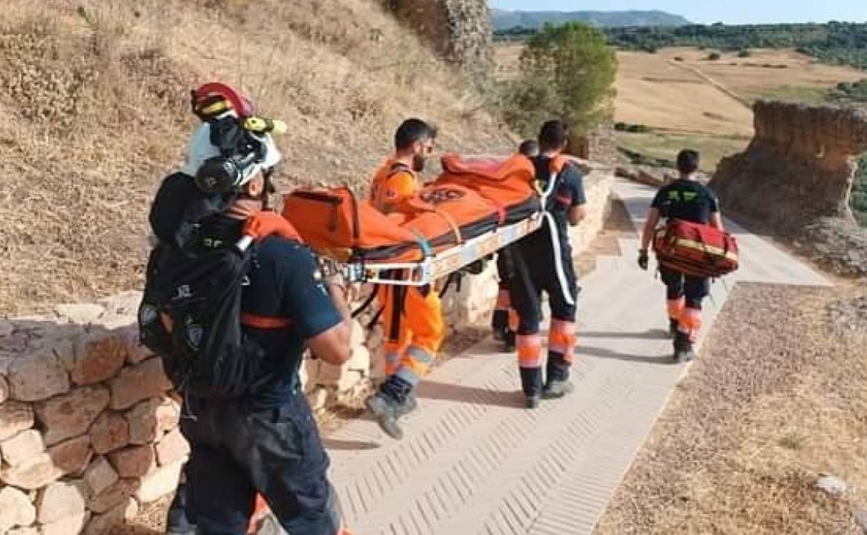Rescate en el fondo del Tajo.