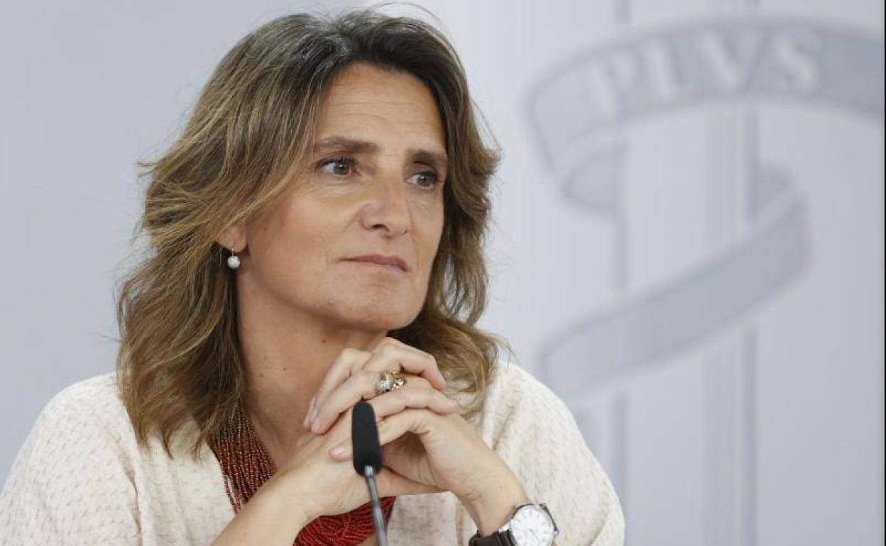 La vicepresidenta tercera, Teresa Ribera.