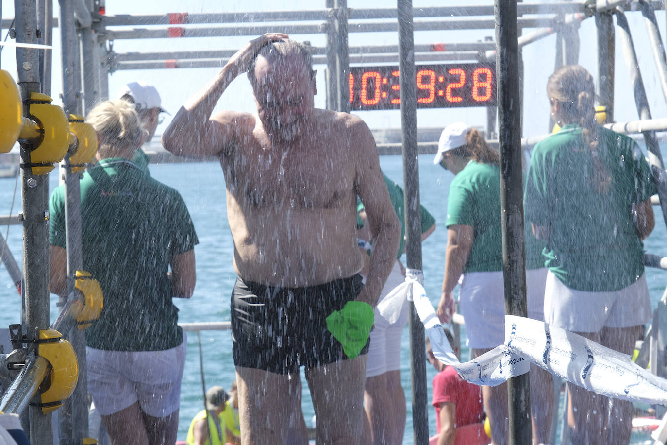 Más de medio millar de nadadores participaron en la prueba 