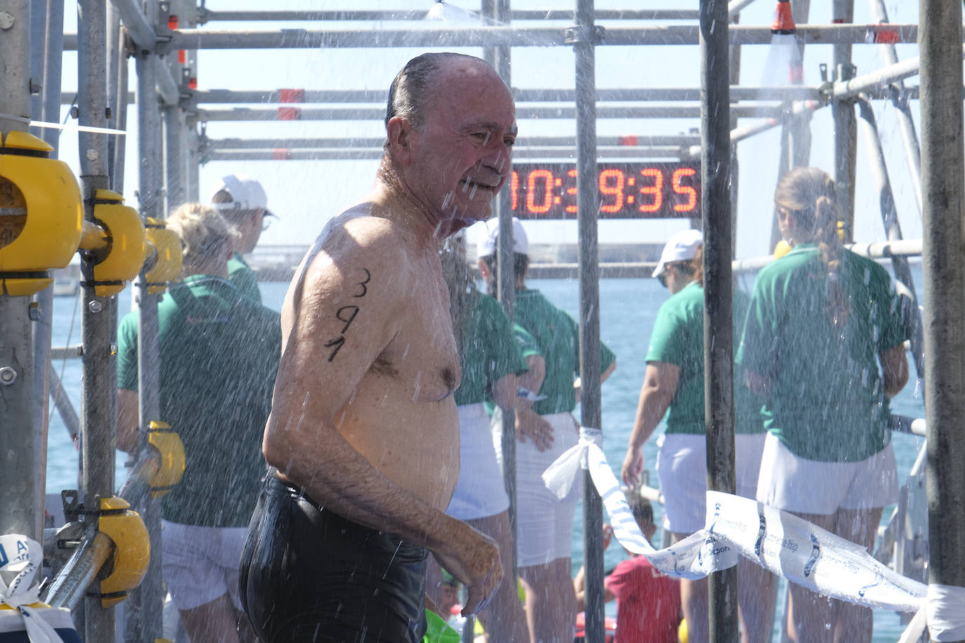 Más de medio millar de nadadores participaron en la prueba 