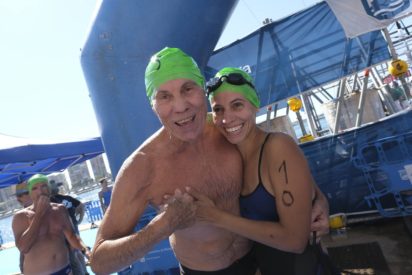 Más de medio millar de nadadores participaron en la prueba 