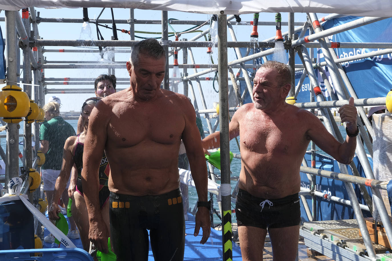 Más de medio millar de nadadores participaron en la prueba 