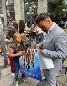 Imagen secundaria 2 - Momentos de la premiere en Munich. 