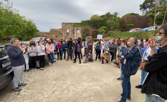 Imagen de una de las protestas convocadas por la Plataforma Otra Maro y Nerja es Posible. 