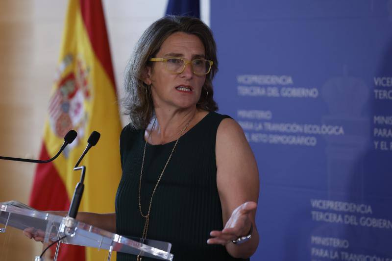 La vicepresidenta tercera, Teresa Ribera, comparece tras la reunión con las CC AA.