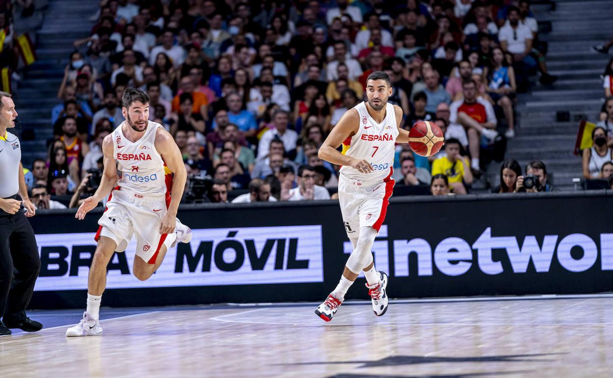 Brizuela y Jaime Fernández, excompañeros en el Unicaja , pueden competir por un puesto en la selección. 