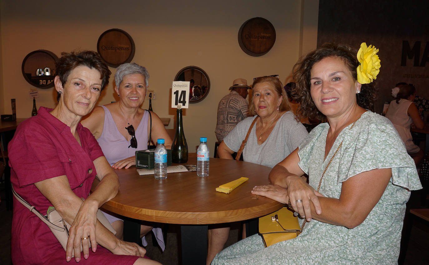 Paqui Luque, Conchi Mancera, Rosa Gálvez y Asunción Gálvez.