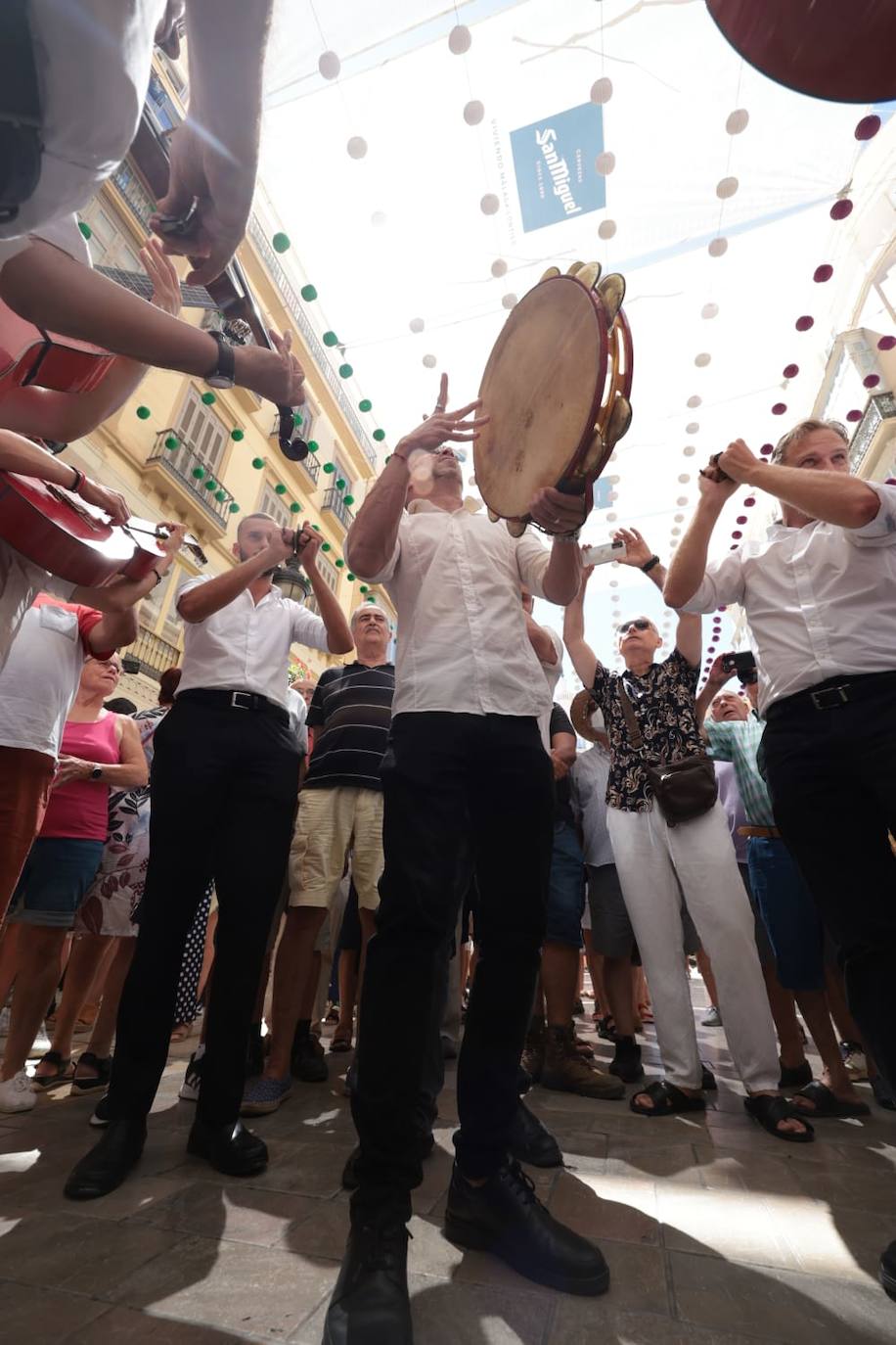 Los verdiales tienen su protagonismo en la Feria de Málaga. 