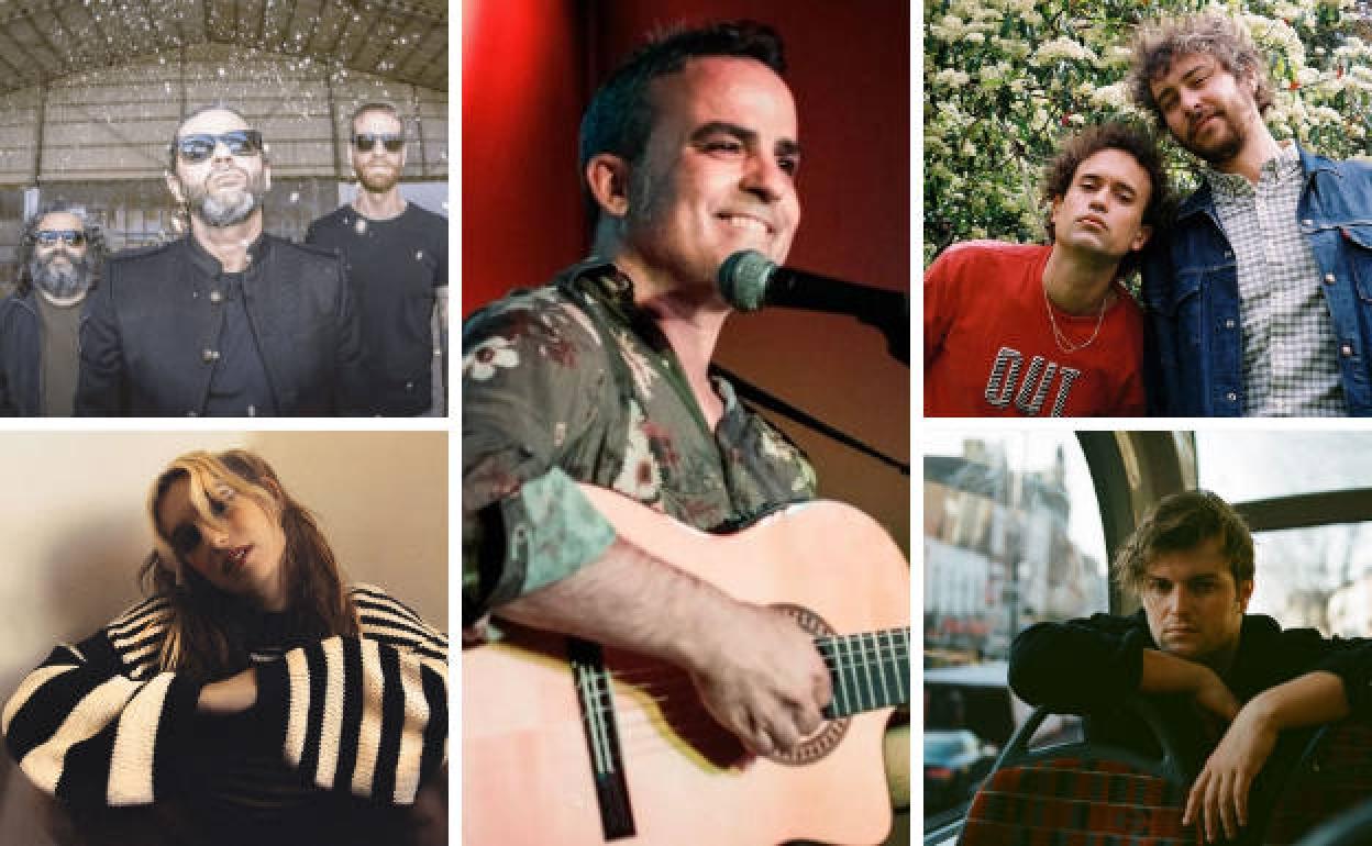 Fotos de algunos de los artistas que actuarán en esta gira del Andalucía Live Concerts por la región. 