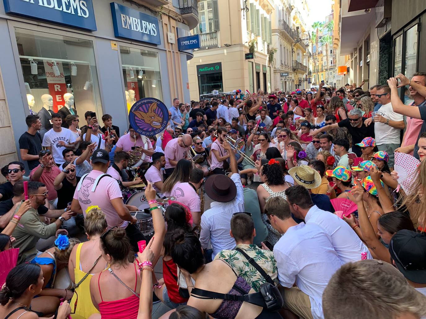 Ambiente del último día de la Feria de Málaga 2022. 