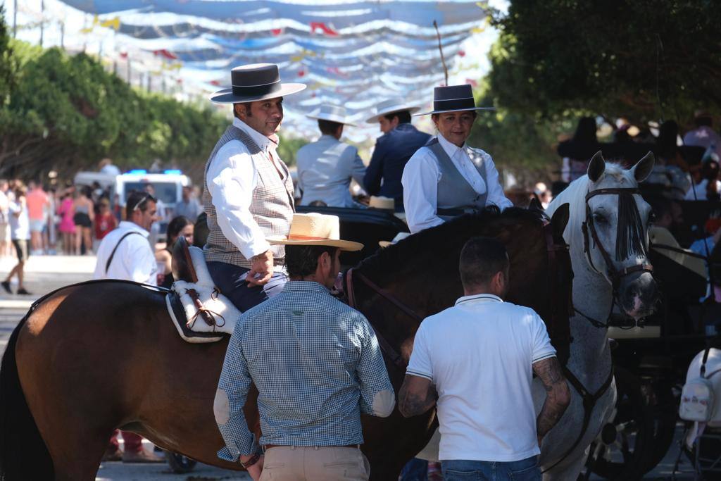 Ambiente del último día de la Feria de Málaga 2022. 