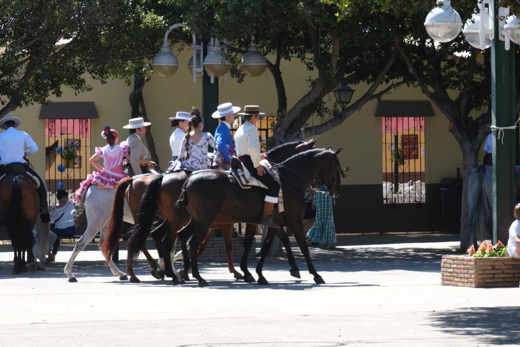 Ambiente del último día de la Feria de Málaga 2022. 