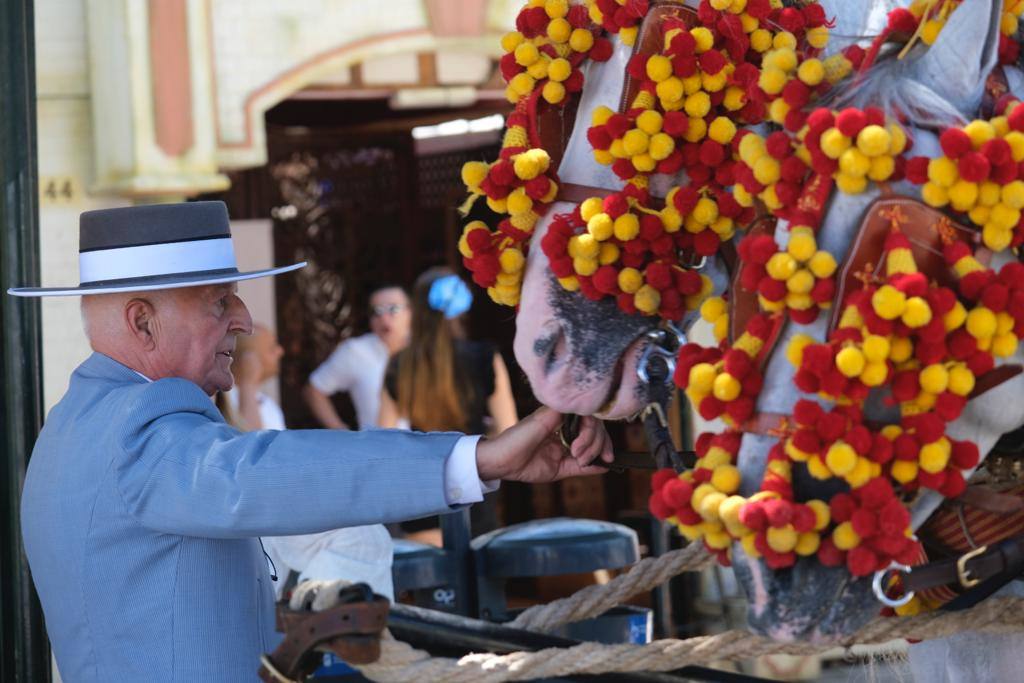 Ambiente del último día de la Feria de Málaga 2022. 