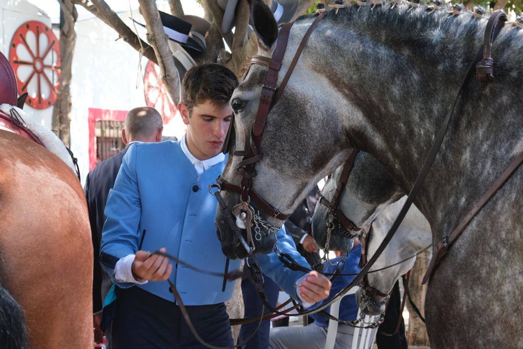 Ambiente del último día de la Feria de Málaga 2022. 