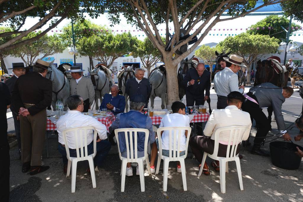 Ambiente del último día de la Feria de Málaga 2022. 