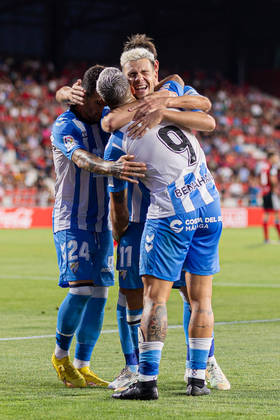 Fotos: El Mirandés-Málaga