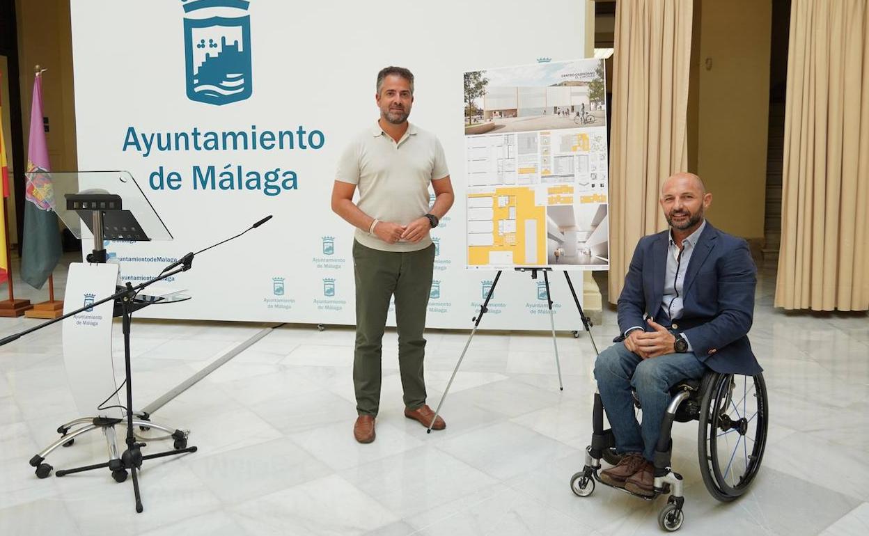 Carlos Conde y Raúl López, en la presentación del proyecto. 