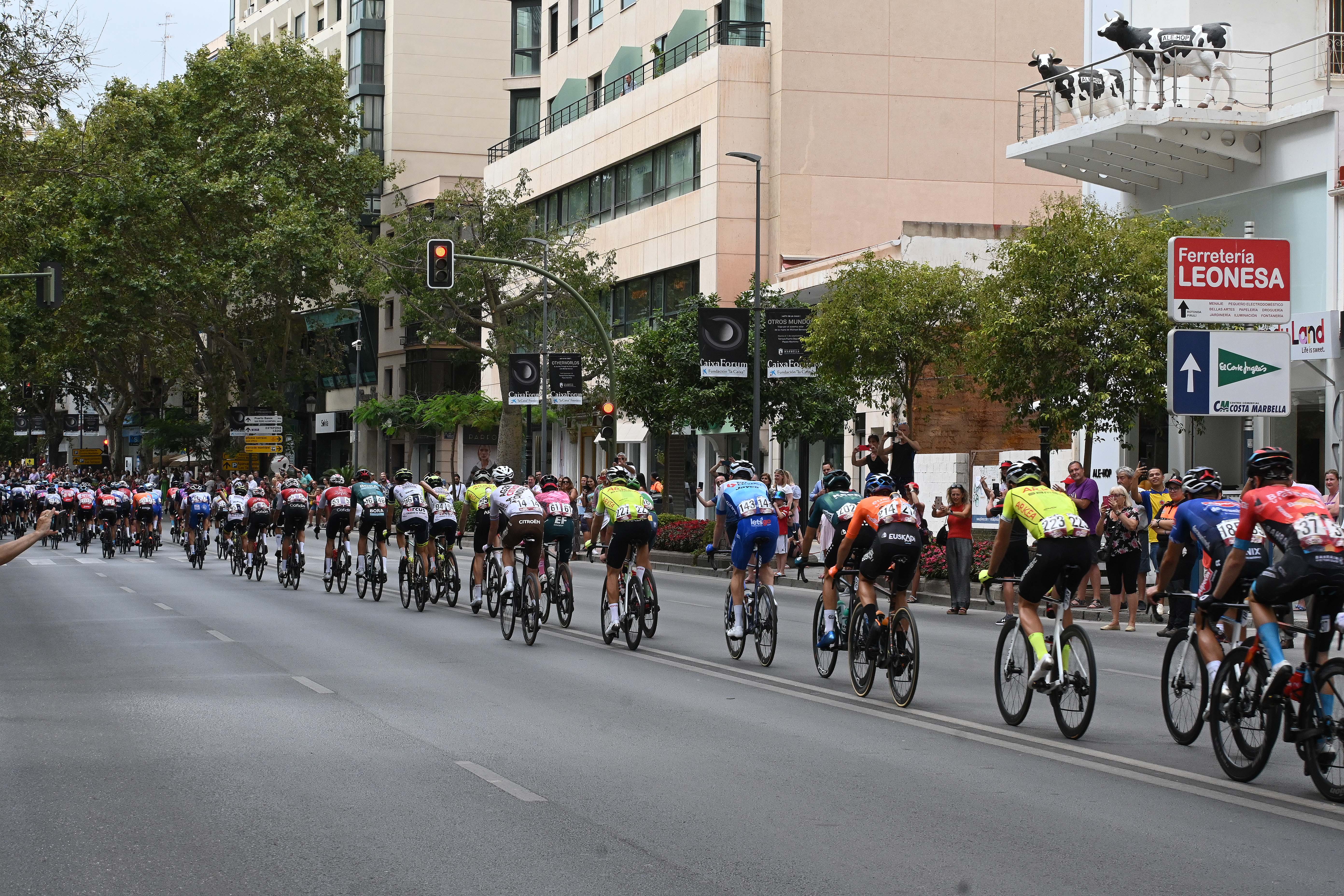 La Vuelta, a su paso por Marbella