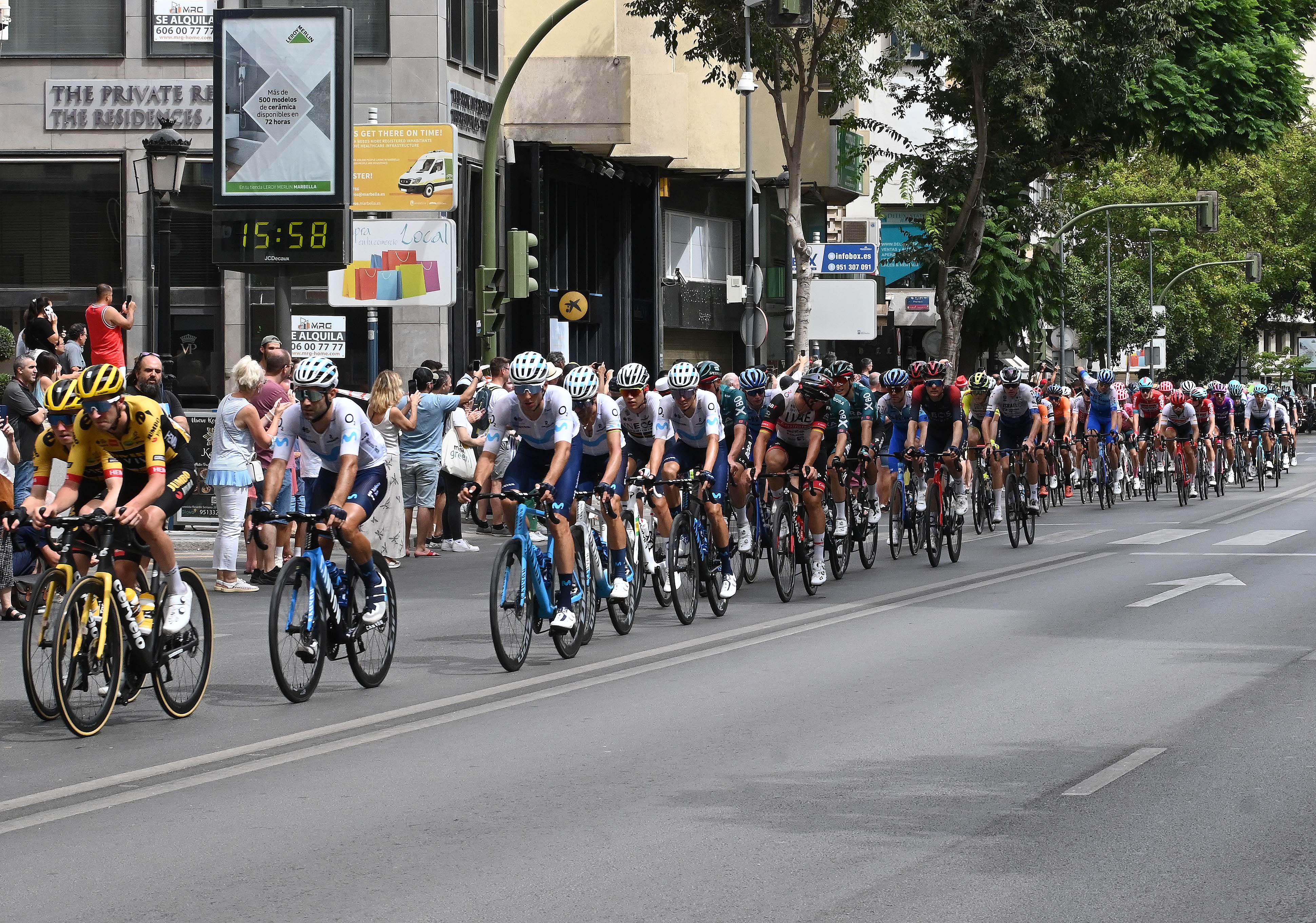 La Vuelta, a su paso por Marbella