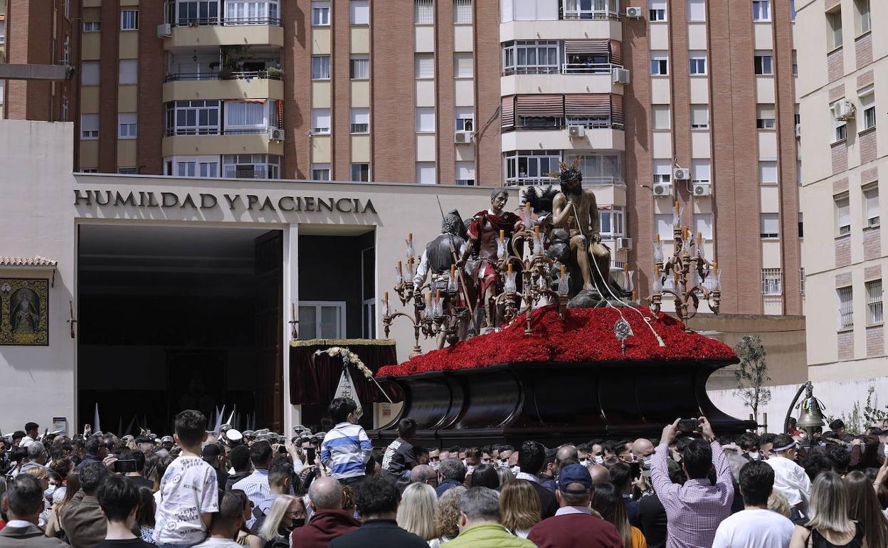 Salida de la Hermandad de Humildad y Paciencia el pasado Domingo de Ramos. 