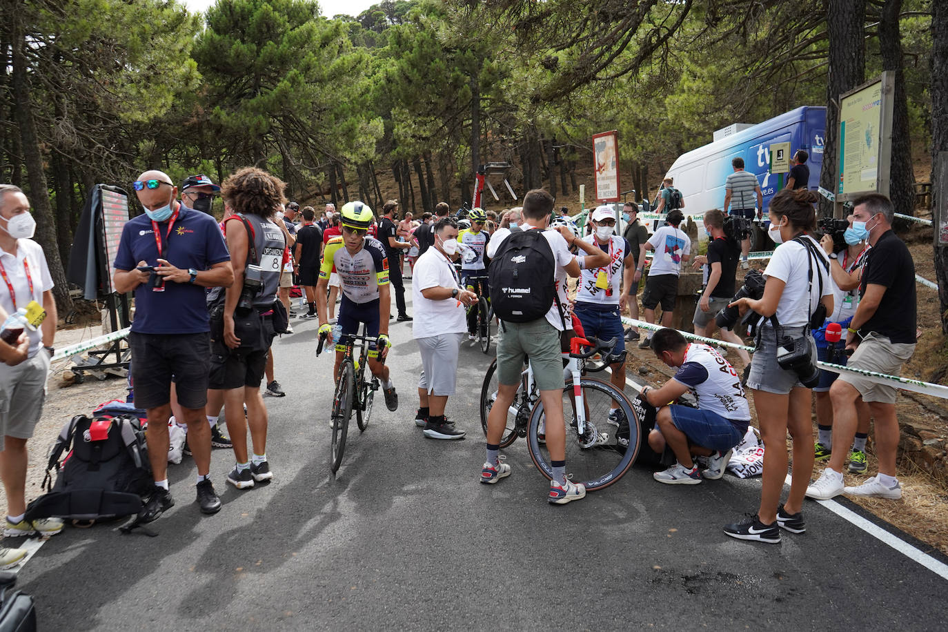 La Vuelta, a su paso por Marbella