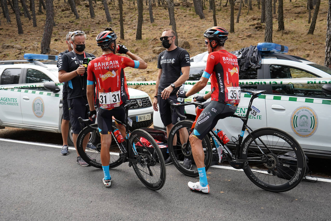 La Vuelta, a su paso por Marbella