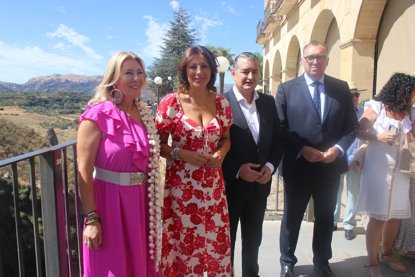 Rostros conocidos en la Goyesca de Ronda 2022. 