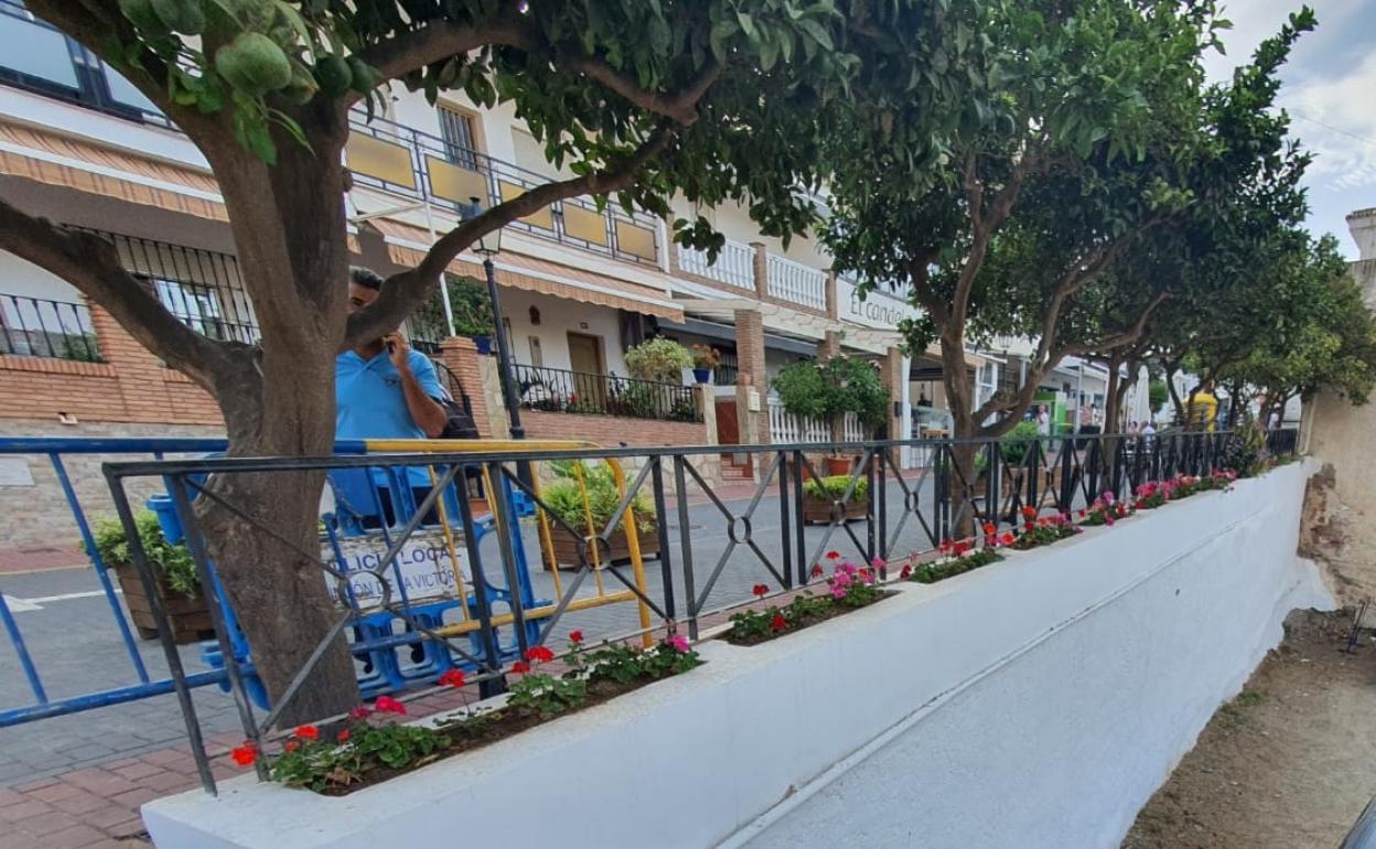 Imagen de una de las zonas en las que se ha actuado en Benagalbón. 