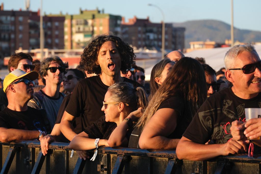 Ambiente durante la primera jornada de conciertos