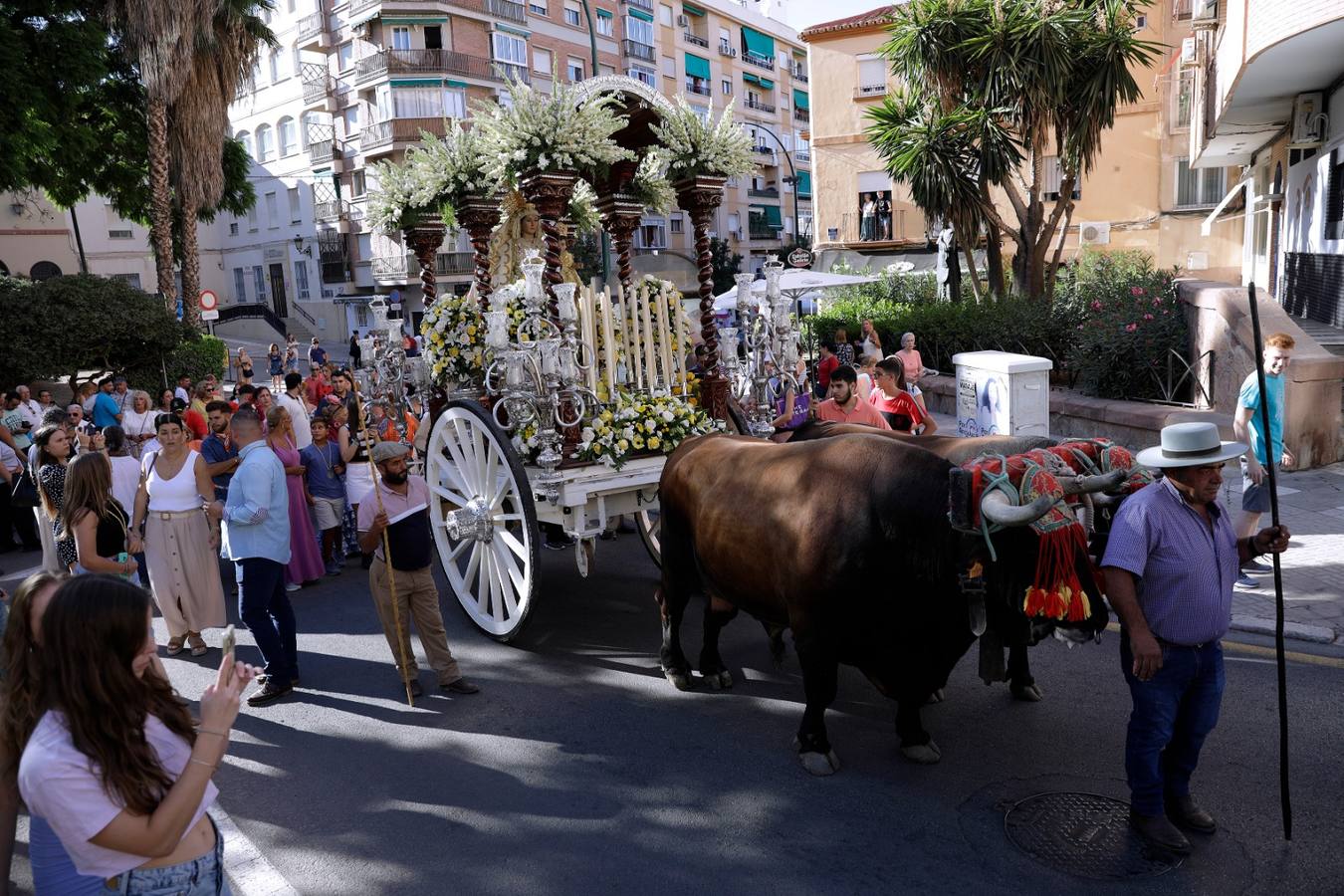 Regresa la romería de la Virgen de la Alegría de Málaga tras dos años