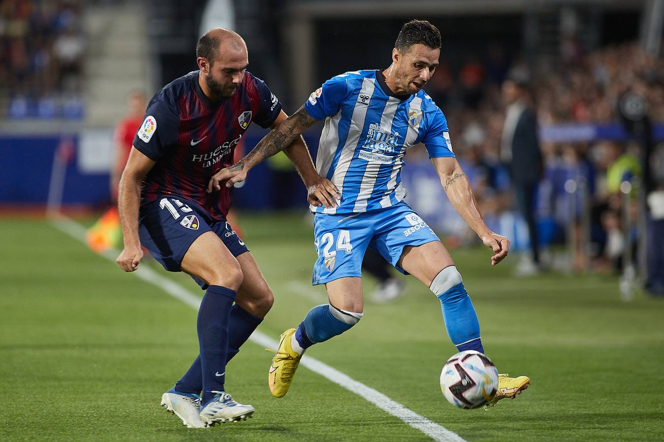 El Málaga ha visitado al Huesca en la quinta jornada. 